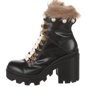 Gucci combat boots